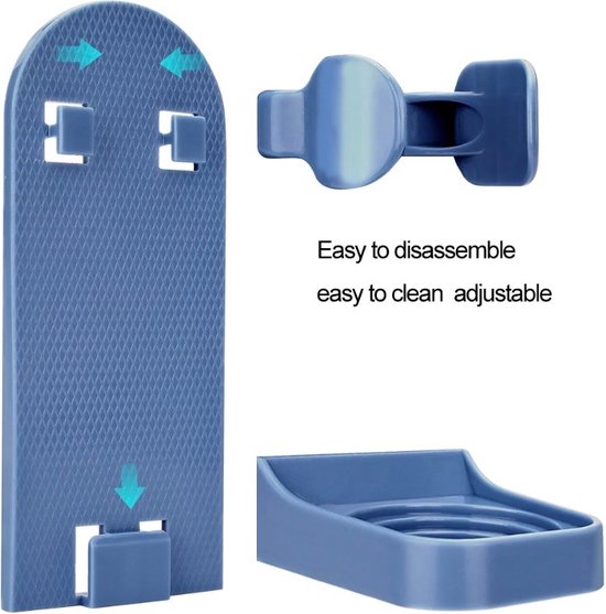 Tandenborstelhouder - Houder Elektrische Tandenborstel - Kleur Zwart - zonder boren - geschikt voor Oral B Toothbrush - Zelfklevend hangende houder